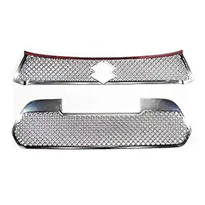 CAR SAAZ Bentley style Front Chrome Grill for Celerio Type-2 (2017-present)