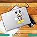 Produktbild decorsfuk.co Micky Maus Aufkleber für MacBook, aus Vinyl, Schwarz