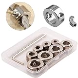 Especificaciones: 8 tamaños de cuello con tope de profundidad, incluyendo 3 mm, 4 mm, 5 mm, 6 mm, 7 mm, 8 mm, 9 mm, 10 mm, para satisfacer tus necesidades diarias de trabajo.