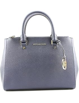 MICHAEL Michael Kors Sutton Medium Satchel Navy
