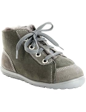 Richter Kinder Minis grau Velourleder Warm Schnürer Unisex-Schuhe 0025-621-6610 Mini