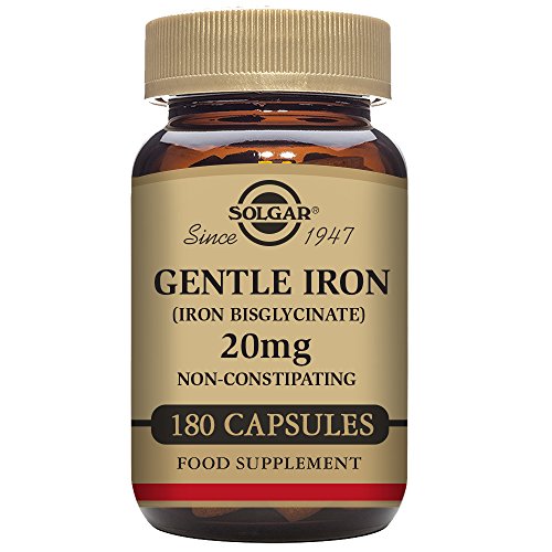 Preisvergleich Produktbild Solgar, Gentle Iron (Schonendes Eisen), 20mg, 180 Veg. Kapseln