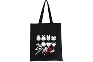 GNHG Bolsa Stray Kids,bolso de mano, regalo para fans de Stray Kids, 40 x 34 cm