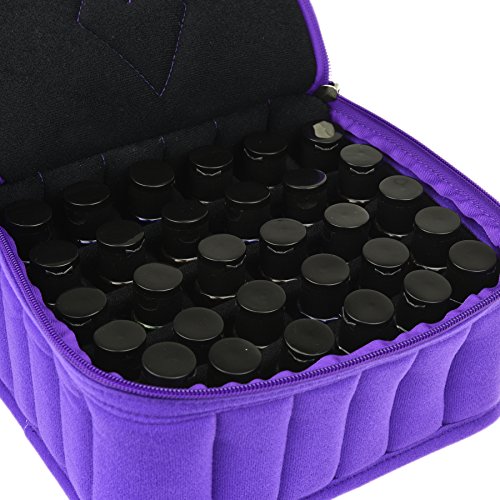 DCCN Aromatherapie Ätherische Öle Aufbewahrungstasche 30 Flaschen Tasche Duftöl Reise Tragetasche für 5ml 10ml 15ml Flaschen - 3