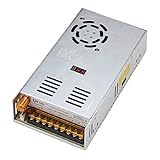 Voltaje de entrada: AC 110 - 220 V; Voltaje de salida: DC 0 - 24 V 20 A; Potencia nominal: 480 W.