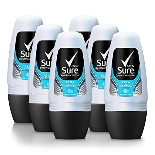 Sure Men Xtracool Roll-On Anti-Perspirant Deodorant 50 ml - Pack of 6
