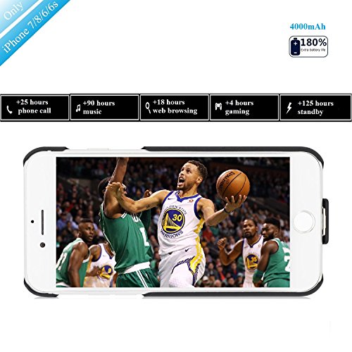 AOTINA 4000 mAh Coque Batterie iPhone 7 8 6 6s Magnetic Cas de Charge sans Fil Ultra Mince tui de Chargeur de Batterie Prolong e Portable tui de Charge de Protection Coque Batterie pour iPhone 8 iPhone7 iPhone6 6s 4 7 pouces -Noir reviews AOTINA 4000 mAh Coque Batterie iPhone 7 8 6 6s Magnetic Cas de Charge sans Fil Ultra Mince tui de Chargeur de Batterie Prolong e Portable tui de Charge de Protection Coque Batterie pour iPhone 8 iPhone7 iPhone6 6s 4 7 pouces -Noir