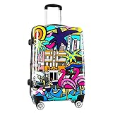 Dimensiones: 35 x 55 x 25 cm. Maleta Cabina rígida 4 Ruedas Doble 360° Miami Beach - Madisson.