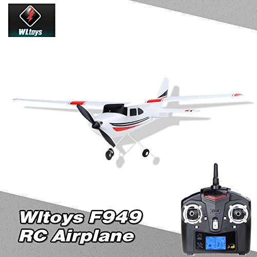 Original Wltoys F949Â 2.4G 3CH RC Airplane Fixed Wing Aircraft Outdoor Toys (WLtoys F949Â Aeroplane, 2.4G outdoor Plane)