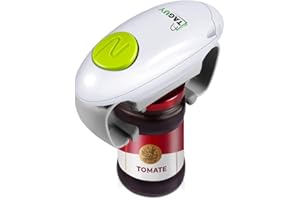 TAGUY | Ouvre bocal | Gadget cuisine et utile | Ouvre boîte electrique pour ouvrir tout type de bocal sans efforts | Plus besoin d'aide pour ouvrir vos bocaux | Garantie 30 jours