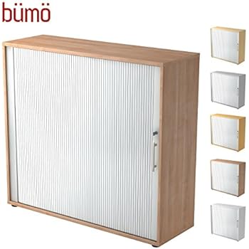 bümö® Aktenschrank mit Rollladen | Rollladenschrank für Aktenordner