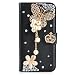Produktbild Lenovo Phab2 Plus 6.4'' Hülle, Lenovo Phab2 Plus Brieftasche, Lenovo Phab2 Plus Ledertasche, Lenovo Phab2 Plus Handyhülle, Lifetrut [Flip Wallet Case] [Kristalldesign] Handgemachtes Luxus PU-lederner magnetischer Glitter-Mappen-Kasten für Lenovo Phab2 Plus 6.4'' [Schwarzer Schmetterling]
