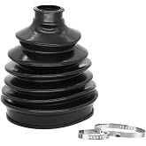 Nicear Universal Transmission Bellows Kit with Small and Large Clamps Black Transmission Bellows Tool Flexible Kit for Most V