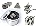 Produktbild Vasyle Bark Ball NdFeB Magnet Cube-magnetisch Perlen-Nickel 5 mm216 Silber, Silber, 0.5mm