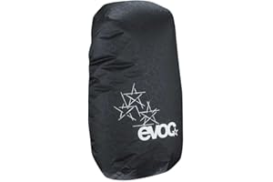 ‎EVOC EVOC RAINCOVER SLEEVE, praktyczny pokrowiec przeciwdeszczowy na plecak (pokrowiec przeciwdeszczowy, pokrowiec na plecak, wymiary: 16 x 56 x 27 cm, waga: 50 g, pojemność: 10-25 l), czarny