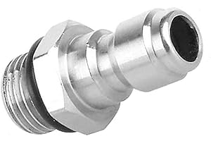 VERGILSON Pressure Washer Coupler, 1/4'' Quick Release Connector, M22-14mm Male Thread, Sprayer Adapter Fittings Snow Foam Lance Bottle Connecting Parts Stainless Steel Coupler