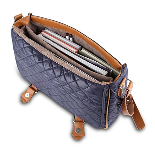 CAISON Laptop Aktenkoffer Tasche Cross-Body Casual Satchel Schulter Messenger Taschen für 15.6″ Notebook Computers / 15″ MacBook Pro mit Retina Display / 15.6″ Dell XPS 15 - 6