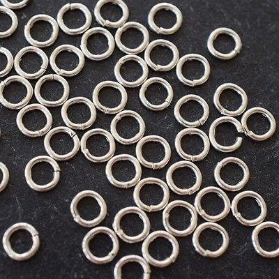 Sterling Silver (925) Round Open Jump Rings | Pack of 20 | 3mm (0.6mm) | Variety of Pack Sizes | Free Delivery
