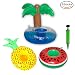 Produktbild DOCA Aufblasbarer Getränkehalter Inflatable Floating Cup Holder Badespielzeug für Cocktails, Bier, Getränke Getränkehalter Obst mit Mini-Luftpumpe