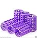 Homeoculture 6 pcs 36mm Plastic DIY Hairdressing Roller Curlers Clips for Woman (Color Mar vary) RS.155.00