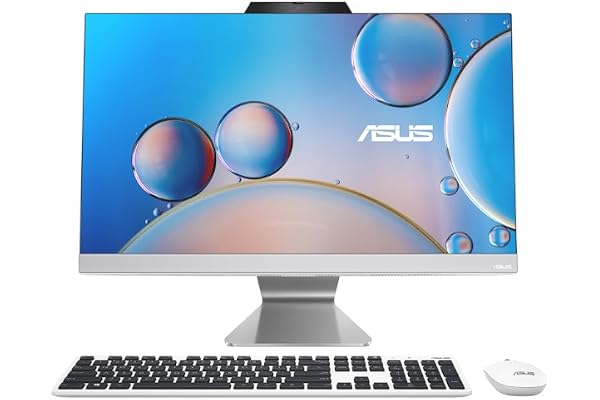 ASUS M3402WFAK-DRWPC022W 23.8 Pouces FHD (1920 x 1080) 16:9 All in One (AMD Ryzen 5 7520U Processeur 4.3 GHz, 16GB LPDDR5, 1TB M.2 NVMe SSD, AMD Radeon Graphics, Windows 11 Home) - Clavier AZERTY