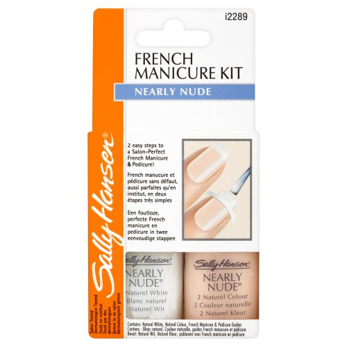 Sally Hansen Hard as Nails French Manicure Kit, Nearly Nude