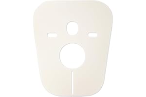 Fischer Membrane anti-bruit pour sanitaires suspendus, tapis d'isolation acoustique pour WC et bidet, universel
