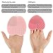 MelodySusie® Apple Shape Makeup Brush Cleaner / Makeup Brush Cleaner Mat / Big Size Makeup Brush Cleaner with Wider Opening for 4 Fingers - Beautiple