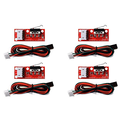 Redrex 4Pcs mechanischer Anschlag Light Control Endschalter für RepRap 3D-Drucker MakerBot Prusa Mendel CNC Arduino Mega 2560