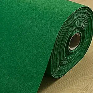 Carpet Campus Solid Modern Carpet (Green, Nylon, 5 x 7 ft)