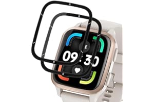 Wondoner 2 Stück für Displayschuz Garmin Venu Sq 2 Panzerglasfolie, für Klar HD TPU für Garmin Venu Sq 2 Schutzfolie, Anti-Kratzen, Anti-Bläschen Panzerfolie für Garmin Venu Sq 2 Folie