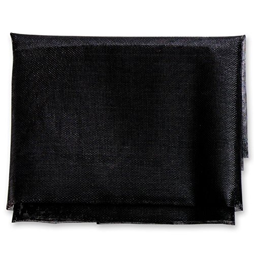 casa pura® Fliegengitter für Fenster und Türen | Zuverlässiger Insektenschutz aus Fiberglas mit Vinyl-Beschichtung | Farbe schwarz | in 2 Längen und 4 Breiten verfügbar (15m x 0,8m) - 2
