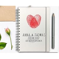 Hochzeitsplaner PERSONALISIERT Fingerprint