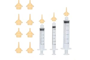 Cosmeria Set di alimentazione Kitten di alta qualità con tettarelle in silicone, riutilizzabile e versatile per tutti i piccoli animali