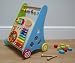 Wooden Baby Walker with activity center and bricks