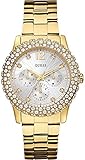 Guess Damen-Armbanduhr Analog Quarz Edelstahl W0335L2