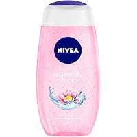 NIVEA Shower Gel, Water Lily & Oil Body Wash, Women, 250ml