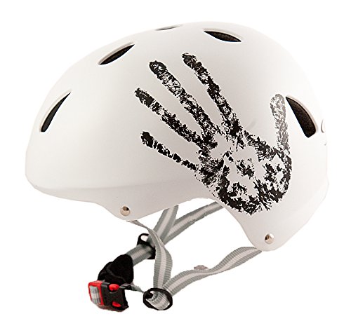 Sport DirectTM Bike BMX/Skateboard-Zyklus Fahrradhelm weiÃŸ 55-58 cm