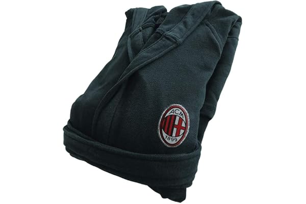 A.C. Milan Peignoir Premium, Noir, M