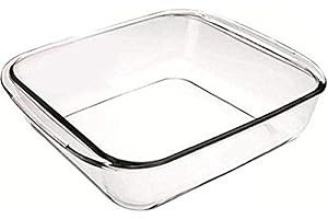 IBILI 480625 Kristall Plat Carre Plastique Transparent 25 x 22 x 5 cm