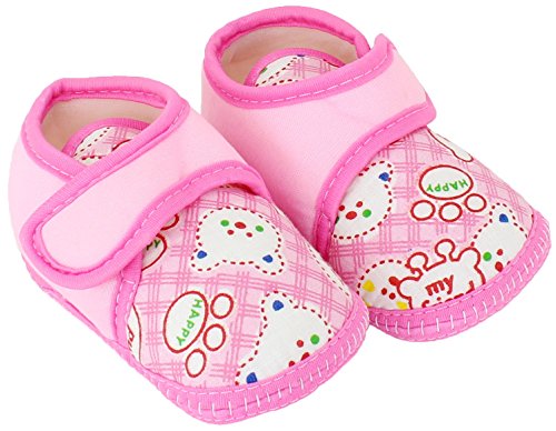 Neska Moda Baby Girls Booties For 6 To 9 Months (Pink)