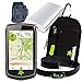 Produktbild TEASI ONE4 - Fahrrad- & Wandernavi + Rucksack- Gürtel-Clip + USB Netzteil + Schutzfolie + optionales Zubehör (Teasi one4 + Gürtel- und Rucksack-Clip, Herzfrequenz-Sensor + Tahuna Tasche + Powerbank)