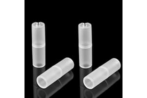 Puco 4 x Batterieadapter Konverter Größe AAA R03 auf AA LR6 + Kunststoff-Box