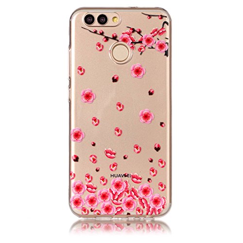 TOCASO Huawei Nova 2 Handyhülle Silikon Transparent, Huawei Nova 2 Handyhülle Transparent, Schutzhülle Huawei Nova 2 Silikon hülle Schutzhülle für Huawei Nova 2 Case Transparent+-Aoxue Han MEI