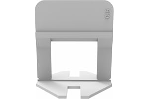 Lacosvi Clips Niveladores para Azulejos (Calzos de 0,5mm,300 uds) Grapas Espaciadores Niveladores para piso y azulejos Sistema de Nivelación para profesionales del Alicatado y Bricolaje