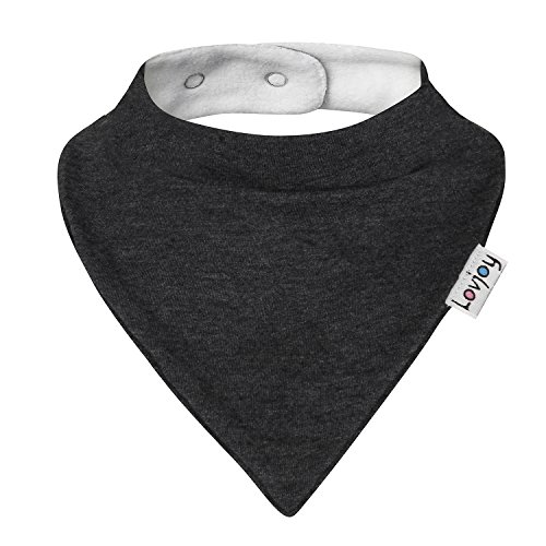 Lovjoy Bandana Geifer Baby Lätzchen (5 PACK – Tints of Blue) Super Absorbent & Soft für ultimativen Komfort mit justierbarem Snaps- Netter Baby-Geschenk für Jungen und Mädchen. - 4