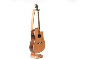 Ruach Wooden Acoustic Electric Guitar Stand – Handmade from Cherry