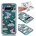 Produktbild WANYINGLIN Ultra Dünn Durchsichtiges für Samsung S10 Plus,Kreative Flower Cartoon Slim Weich Touch Klar Transparent Schön Flexible Gel Gomma TPU Silikon Schutz Handy Hülle Case Tasche Etui Bumper