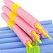 SODIAL(R) 12PCS Soft Foam Bendy Hair Rollers Cling Strip Hair Curlers Maker