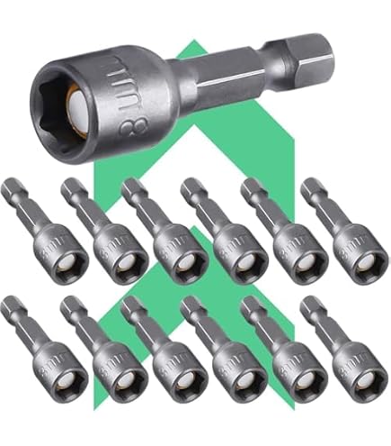 Tourne-écrous Magnétique M8 Hexagonal - Jeu De Douilles En Acier Chrome Vanadium 50 Mm